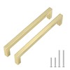 Goldenwarm 20 Pack 6-1/4 inch Gold Kitchen Cabinet Handles Brushed