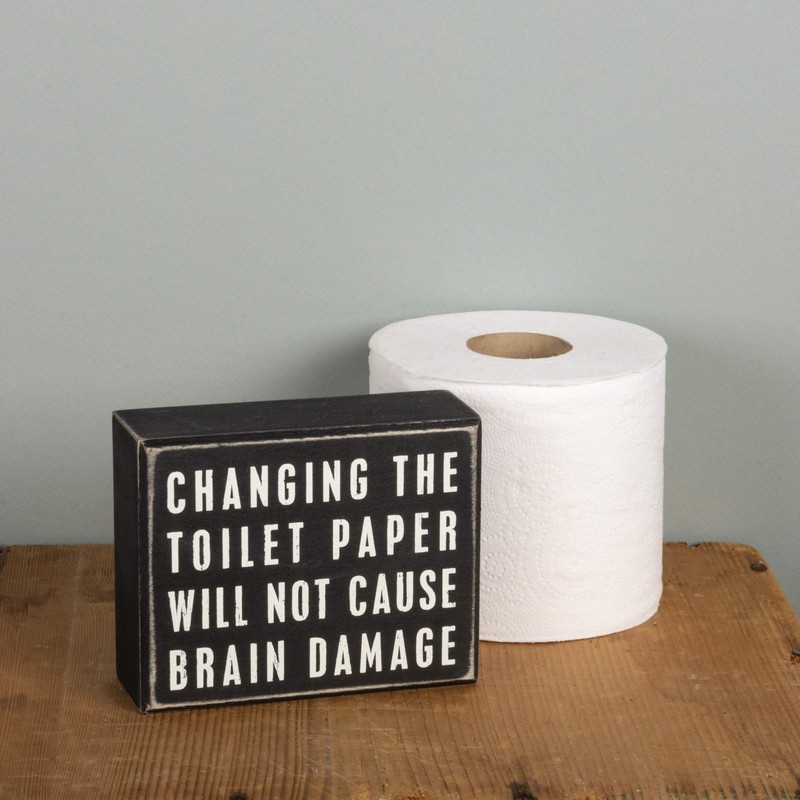 Primitives by Kathy 17387 Classic Box Sign, 5 x 4-Inches,