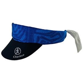 Chaskee Visor Snap Cap Maze with Neoprene Shield, Blue, blue