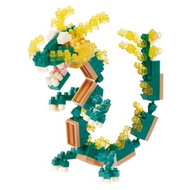 Kawada NBC_385 Nanoblock, Zodiac Tatsun, 160 Pieces, 3.5 x 2.0 x 4.1 inches (9 x 5 x 10.5 cm), For Ages 12 and Up