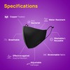 Frido Ultimate Copper Small Mask with Adjustable Ear Loops, Copper