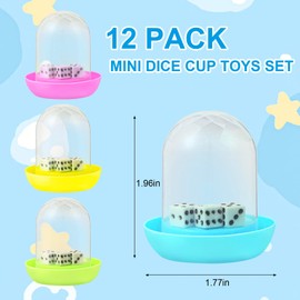 Plastic Dice Cup, Dice Game Cup, Dice Cup Table Games, Dice Game Cup, Dice Shaker Cup, Transparent Dice Cup and Small Dice, Bar Dice Cup, Dice Shaker Cup