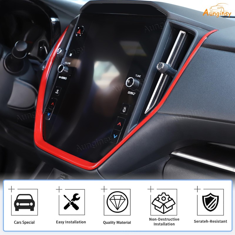 Aunginsy Center Console Navigation Panel Trim Cover Compatible with Subaru