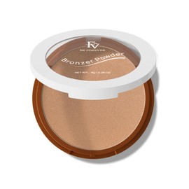 FV Natural Bronzer Powder, Long-Lasting & Waterproof, Glow Bronzing Powder, Sun-Kissed Tan, Talc-Free, Deep Bronzer