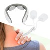 Smart Neck Massager Intelligent Electric Pulse Vertebra Cervical Massager RelaxerWhite