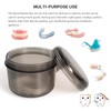 Uouovo Upgraded Large Denture Bath Box Cup No-Leak Denture case