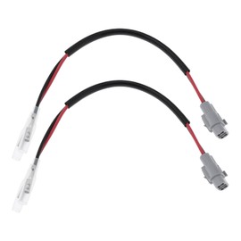 ECSiNG Pack of 2 Motorcycle License Plate Light Adapter Cable Compatible with Kawasaki Z900 RS Z1000 SX