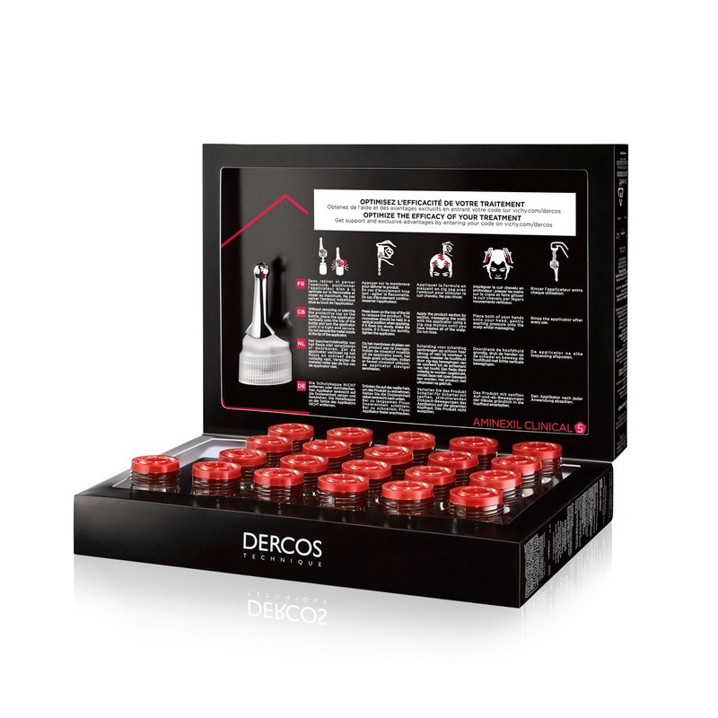 Vichy Dercos - Aminexil Clinical 5 Men Single Doses 21x6ml