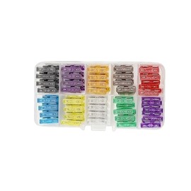 CRWP 100 PCS Automotive Blade Fuse Assortment Kit – Complete 2A to 35A Fuse Set with crwp card.