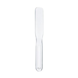 Meister Spatula, Clear, L Size, Length 7.5 inches (19 cm), Plastic Spatula, Spatula, Stick, Spatula, Salon, Pack, Cream