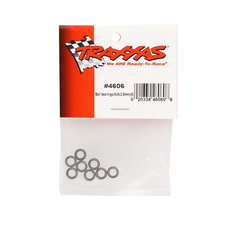 Traxxas 4606 Ball Bearings, 5x8x2.5mm (Set of 8)