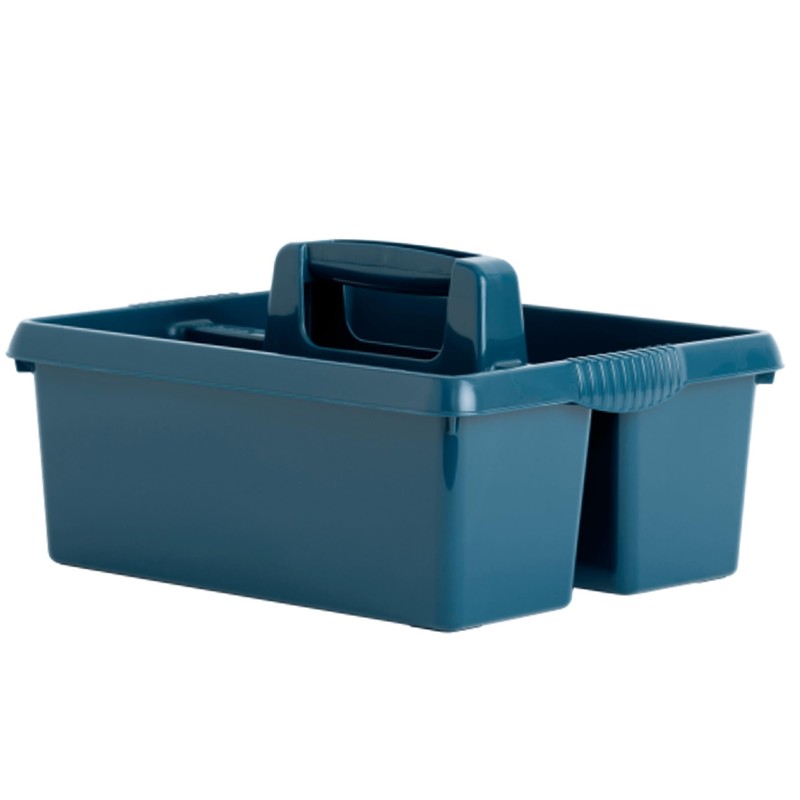 KetoPlastics Utility Cleaning Caddy with Twin Compartment and Handle Kitchen