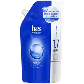 h&s Moisture Shampoo, Refill, Extra Large, Large Capacity, H&S