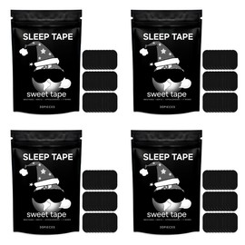 Queen Mouth Tape - 3 month supply mouth tape, pink, , adhesion, 30 Strips, sports accessories, Gentle Adhesion Mouth Tape:_120 pieces Black /SWEET