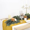 Cheesecloth Table Runner Gauze Table Runner Gold Table Runner 36x120