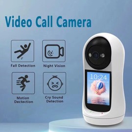 Zunate 3MP Video Baby Monitor, Baby Monitor with 2.8 Inch Display, Night Vision, Voice Intercom, Motion Tracking, for Older Babies