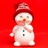 SIKORA DK32 Snowman with Knitted Hats Decorative Figures for Christmas