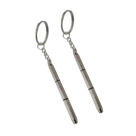 Gadgetime USA Mini Screwdriver Set - Mini Bolt Remover - Tiny Precision Flat Head - Portable Repair Tool - Screw Fixing for Eyeglasses, Sunglasses, Watch, Cellphone, Jewelry & Electronics