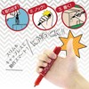 Zebra Permanent Markers, McKnock Fine Point, Red, Pack of 5,