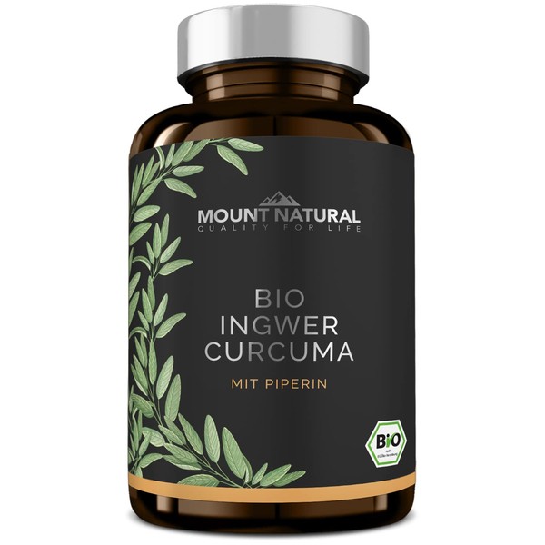 Curcuma & Ginger & Pepper (180 Capsules), Curcumin & Gingerol
