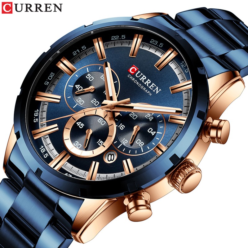 CURREN 8355 Luxury Classic Business Quartz Men Watch 3ATM Waterproof