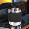 350ml Stainless Steel Milk Frothing Cup Anti-Scald Silicone Coffee Pitcher