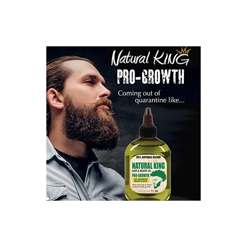 SFC Natural King Pro-Growth - Aceite para cabello y barba