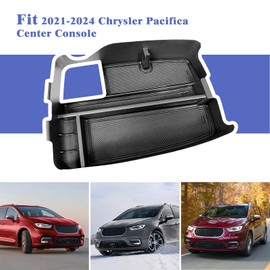 UFGDSHA for 2024 Chrysler Pacifica Accessories Center Console Organizer 2021-2024 Chrysler Pacifica Hybrid Pinnacle Storage Box 2024 Chrysler Pacifica Center Console Tray 2024 Pacifica Insert Tray