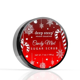 Deep Steep Holiday Sugar Scrub- Winter Collection (Candy Mint)