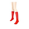 Costume Agent Candy Nerds Womens Knee High Socks (Red)