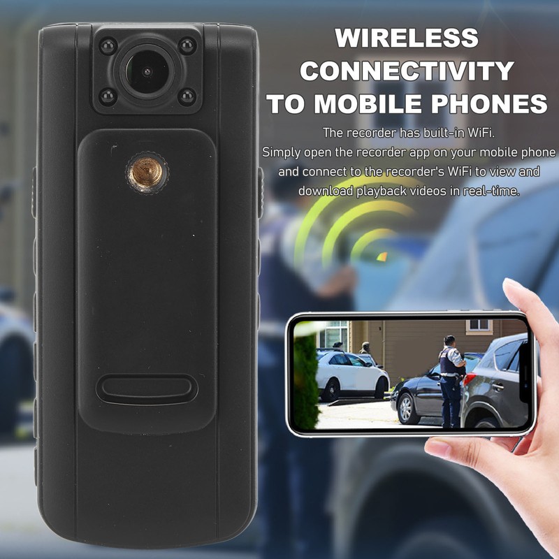 2K Ultra HD Pocket Body Worn Camera Mini Clip Video