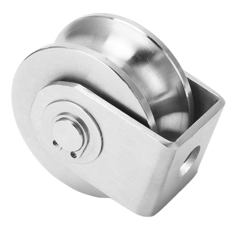 U Type Groove Wheel Stainless Steel Track Pulley for Sliding
