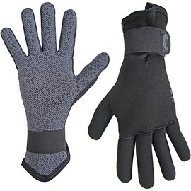 TYPHOON Kilve 3mm Divers Wetsuit Gloves 2023 - Black, Black/White, L