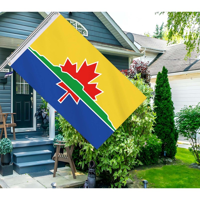 Thunder Bay Flag,3x5 FT Canadian City Thunder Bay Flag,36x60 Inch