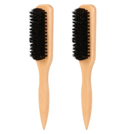 Slick Back Hair Brush for Smoothing Ponytail, Edge Control - Backcombing & Teasing Hairbrush with Wide for Sectioning & Parting,smoothing brush, Teasing Hair Brush for Men Women