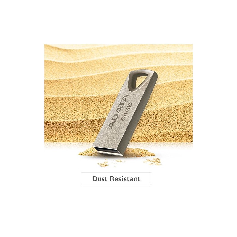 ADATA 64 GB Memoria Flash USB 2.0 Metálica Color Plata
