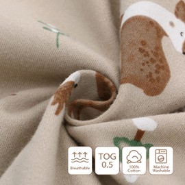 amo nenes Baby Sleep Bag,100% Cotton Baby Wearable Blanket 0.5 tog Baby Sleeveless Sleep Sack All Season Baby Swaddle For Newborn Boy Girl Baby Essentials 6-18M