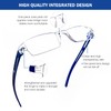 AQWANO Rimless Computer Reading Glasses Blue Light Blocking, 5 Pack