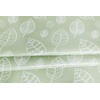 Home Direct Oilcloth, Tablecloth, Washable, Square, Leaves