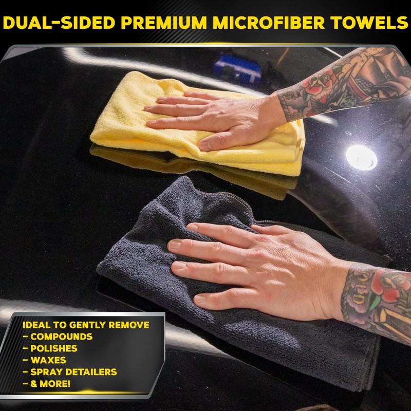 Meguiar's Supreme Shine Microfiber Towels for Cars, Ultra-Plush Car Microfiber