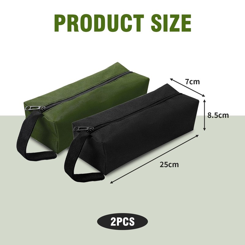 Pack of 2 Tool Bag Small Empty, Portable Tool Bag