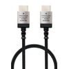 Elecom DH-HDP14ES10SBK HDMI Cable, Premium Ver. 2.0, Thin, Bend-resistant, Nylon