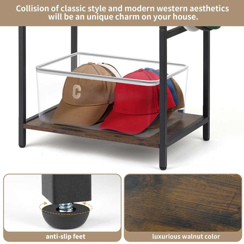Meangood Hat Holder Stand, 5 Tier Big Capacity Hat Organzier
