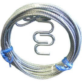 Ideal Security Inc. SK7135 Garage Door Latch Cables, Galvanized, 2 Pack