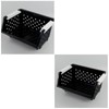 Wekioger 4 Pack Plastic Stackable Storage Baskets, Large Stacking Organizer
