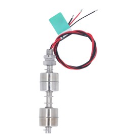 Float Switch Water Level Sensor 100mm Low Pressure Stainless Steel Double Ball Float Switch Sensor 0‑