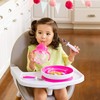 Munchkin Be Happy Toddler Dining Set, Includes Suction Plate, Straw
