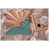 WONDERTIFY Throw Pillow Cover Case Vintage Waves Nature Sun and