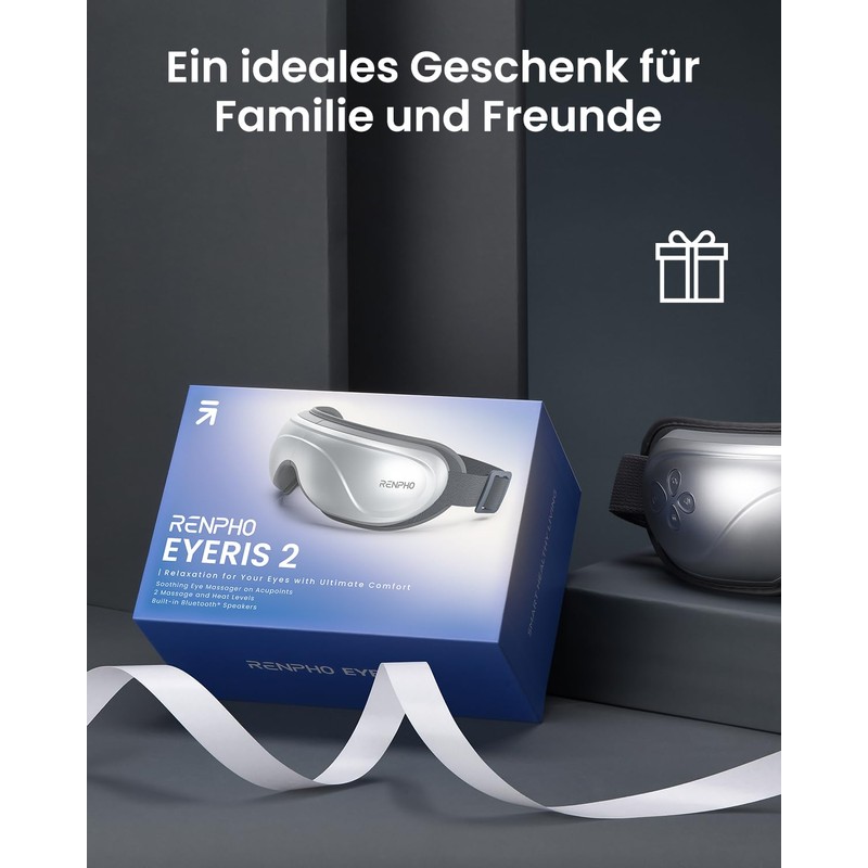 RENPHO Eyeris 2 - Extended Eye Massager with Heat and