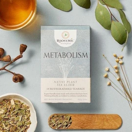 Roogenic Metabolism Tea Bags in Box, 18 Biodegradable Tea Bags